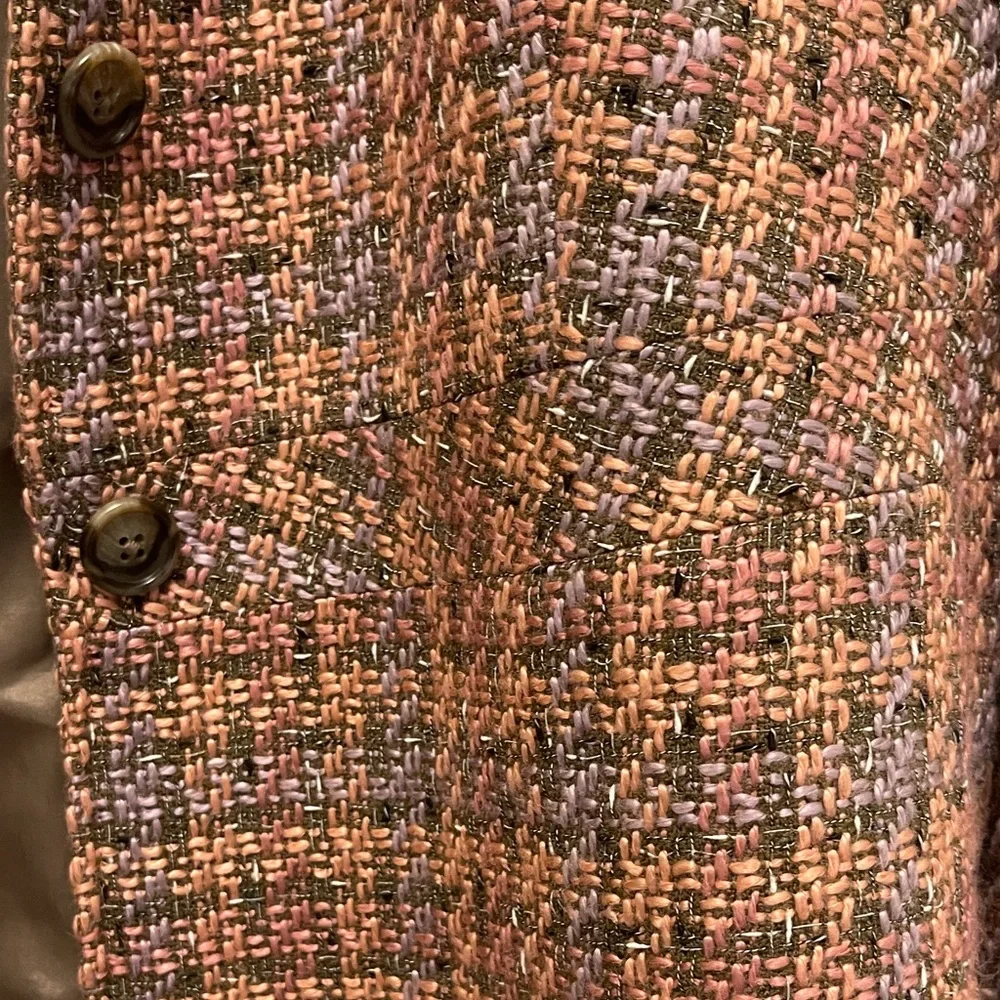 Avenue Multicolor Tweed Blazer - Picture 3 of 6